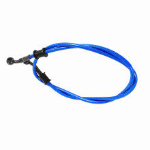 Blue Motorcycle Brake Hose 120cm Steel Braided