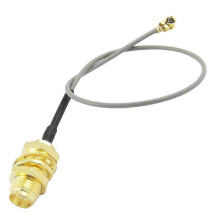SODIAL(R) U.FL IPX auf SMA weibliches Pigtail-Kabel 1,13 mm für WLAN-Netzwerk
