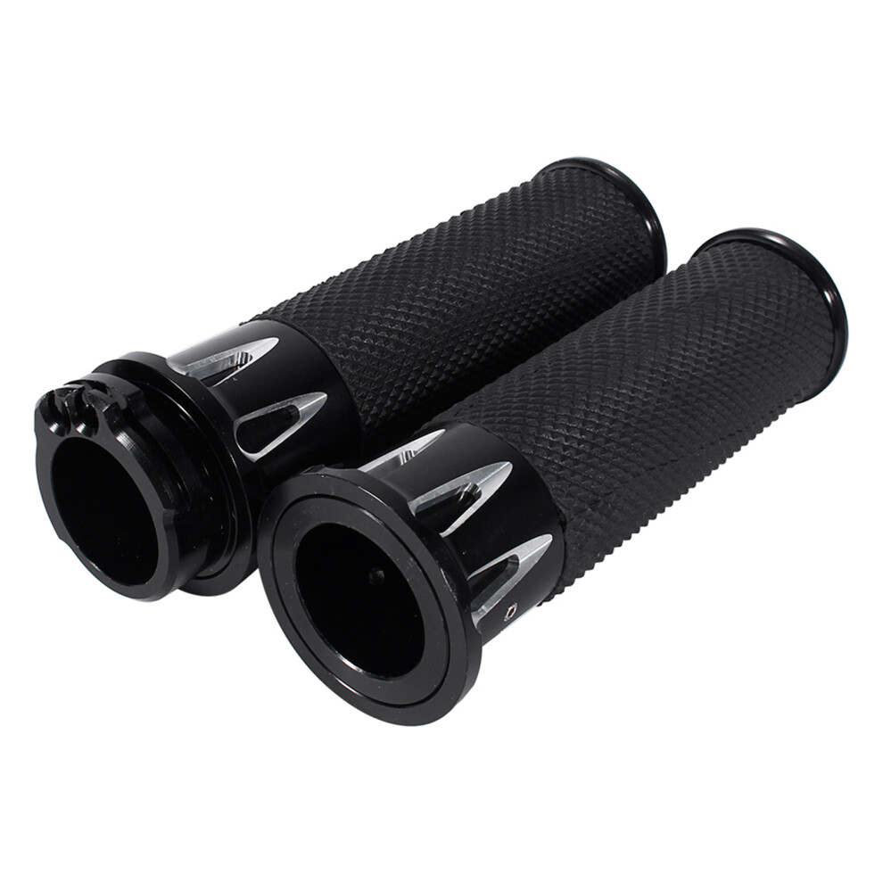 Premium Cnc 1"25Mm Handlebar Grips For Sportster Xl883 Xl1200 2004-2015 6941393075944
