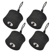 4Pcs Hochelastizitäts-EVA-Schießstopfen Abflussloch-Stopfen für Kajakkanus, Kajak-Schießer-Stopfen mit Lanyard S