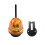 Universal RF-Remote Control LED Warning Light System for Garage/Gate Openers,AC DC 12-220V Wide Voltage 4