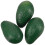 3 pezzi modelli realistici di avocado Frutti artificiali di avocado per decorazione 2
