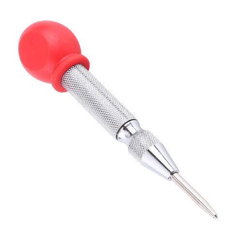 Automatic Center Punch Silver, 130mm, High Speed Steel Tip