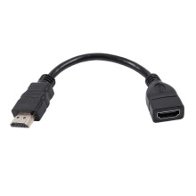 Hdmi-compatible Male To Female Extender Cable Short And Convenient For Google Chrome Cast, Fire Tv Stick, Roku Stick Connection To Tv
