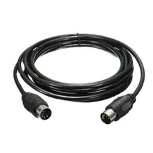 Cavo di prolunga MIDI da 5 pin maschio a maschio di alta qualità per pianoforte elettrico Chitarra 1,5M