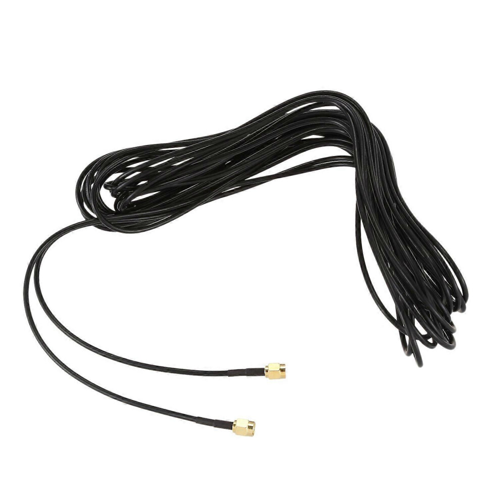 10M Sma Male To Sma Male M-M Connector Rf Coaxial Pigtail Rg174 Extension Cable Gold 6935161849691