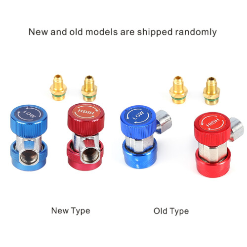 2x R134A Quick Coupler AC Adapter Connector