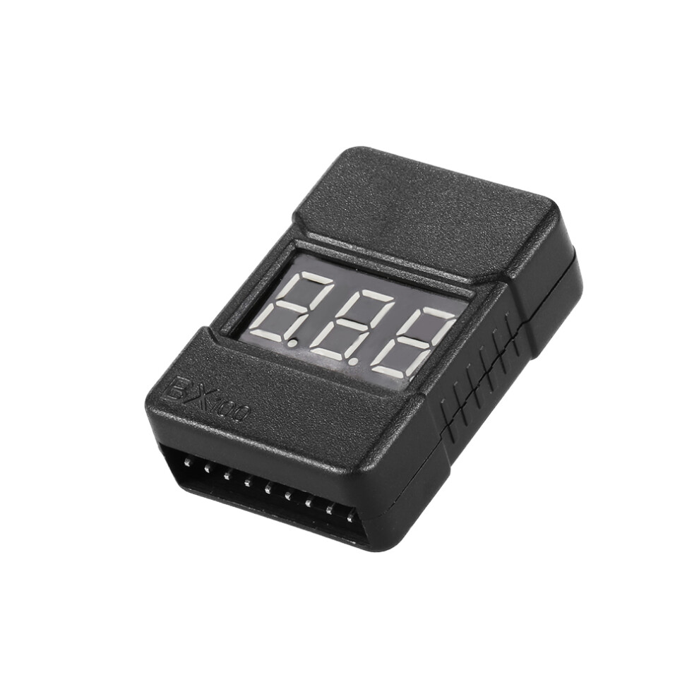 Bx100 1-8S Lipo Battery Voltage Tester With Buzzer & Led Indicator 9441393079326