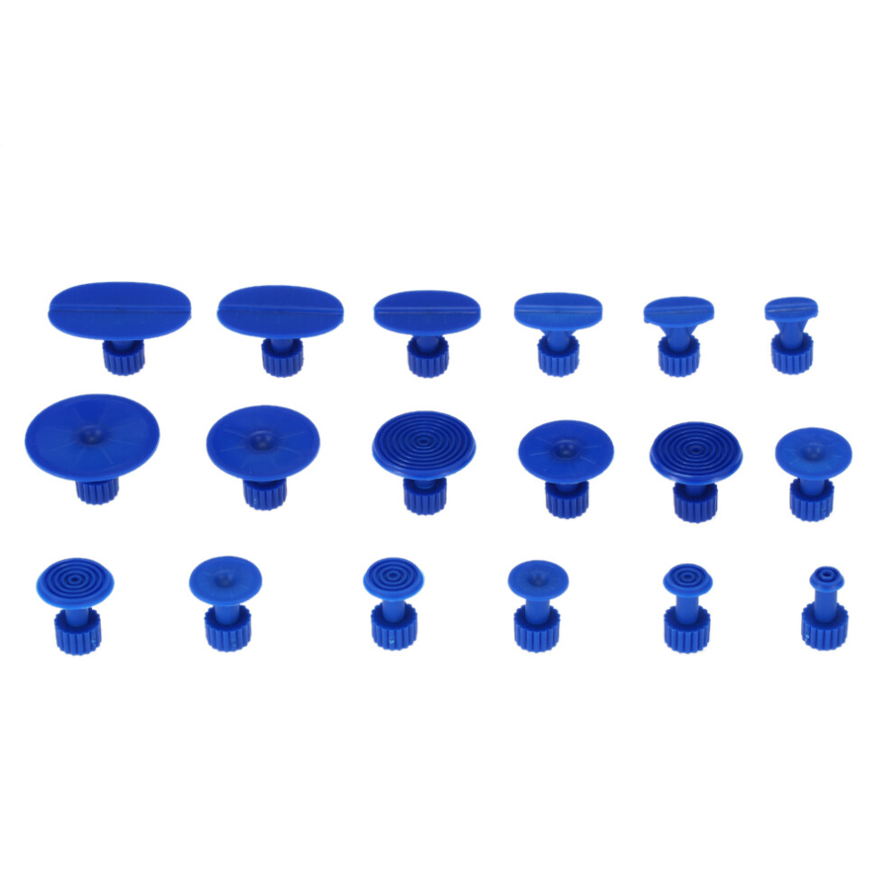 Blue 18Pcs Car Dent Repair Puller Tabs Set For Auto Body Dings