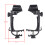 2pcs Adjustable Drum Rim Clamp Clip On Microphone Holders, Black 2