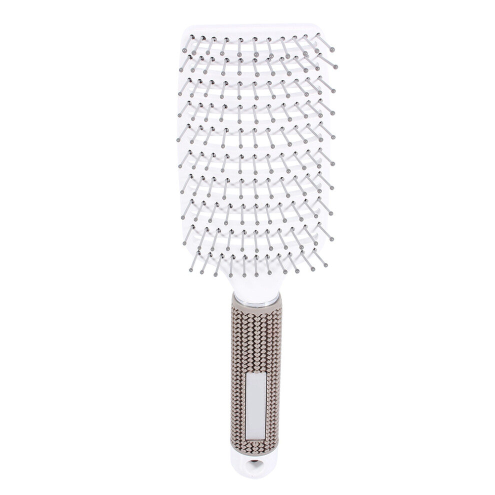 Unisex Anti-Static Wide Tine Curved Hair Comb Brush For Salon & Personal Use