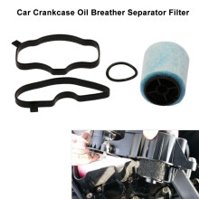 Car Crankcase Oil Breather Separator Filter for E46 E39 X5 E53, Blue/Black