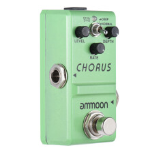 Nano Series Analog Chorus Guitar Pedal Aluminum Body, 3x1.4x1in