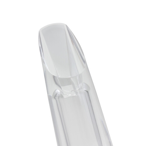 Transparent Bb Clarinet Mouthpiece with Cork — Clear ABS Design 1