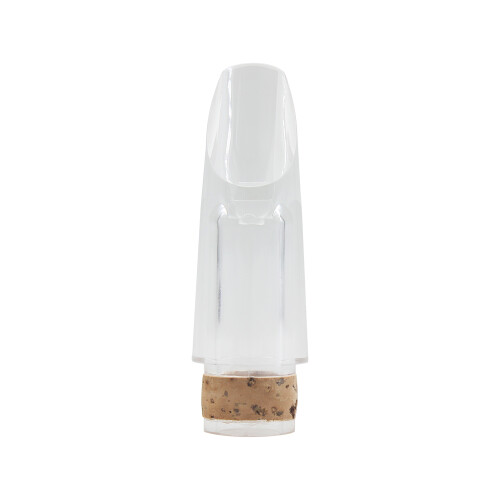 Transparent Bb Clarinet Mouthpiece with Cork — Clear ABS Design 2