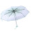 Light Green Transparent Umbrella Folding Cherry Blossom Pattern Small & Elegant 16