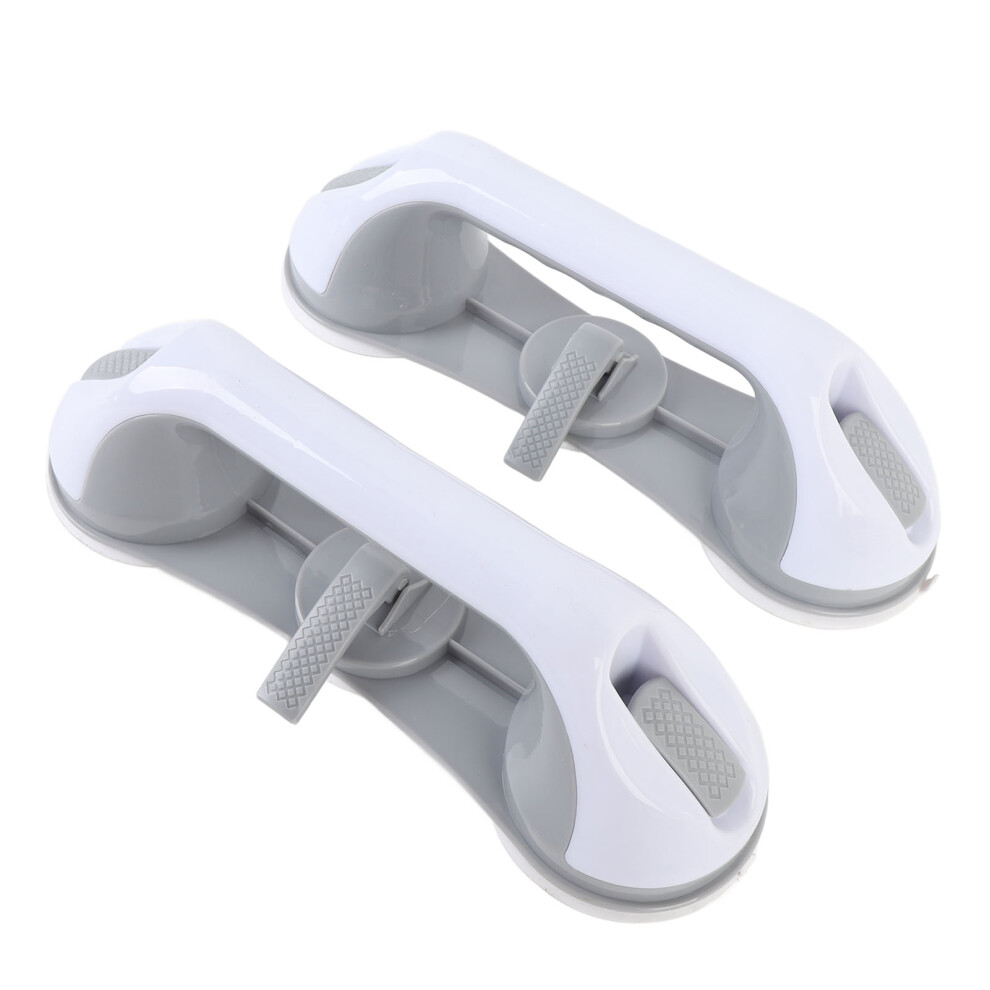 Removable Shower Grab Bar 8.5x28.5cm Plastic Suction Cup Handle