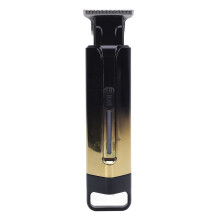 Gradient Gold Men Hair Clipper, 600mAh Built-in Battery, Grooming Kit