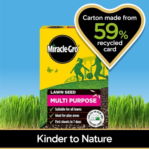 Multi Purpose Fast Germinating Lawn Seed 33m² | Green Grass 1