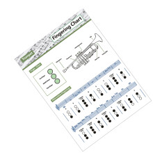 Trumpet Chord Chart Portable Trumpet Chord Fingering-small