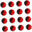 Tennis Racket String Shock Damping Absorber, Silicone-Red 1