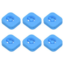 6Pcs Tennis Racket Shock Absorbers Anti-Vibration Tennis-Blue