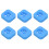 6Pcs Tennis Racket Shock Absorbers Dampeners Replacement-Blue 1