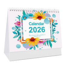 2026 Desk Calendar Twin-Coil Binding Academic Calendar for-T02