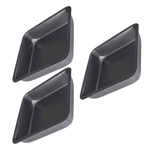 Square Pan With Even Heating For Home-8 inches Black model