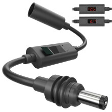 Für Starlink Mini-Verlängerungskabel mit Strom- und Spannungs-Digitalanzeige Standard Gen3 DC-Wandler, männlich zu weiblich,