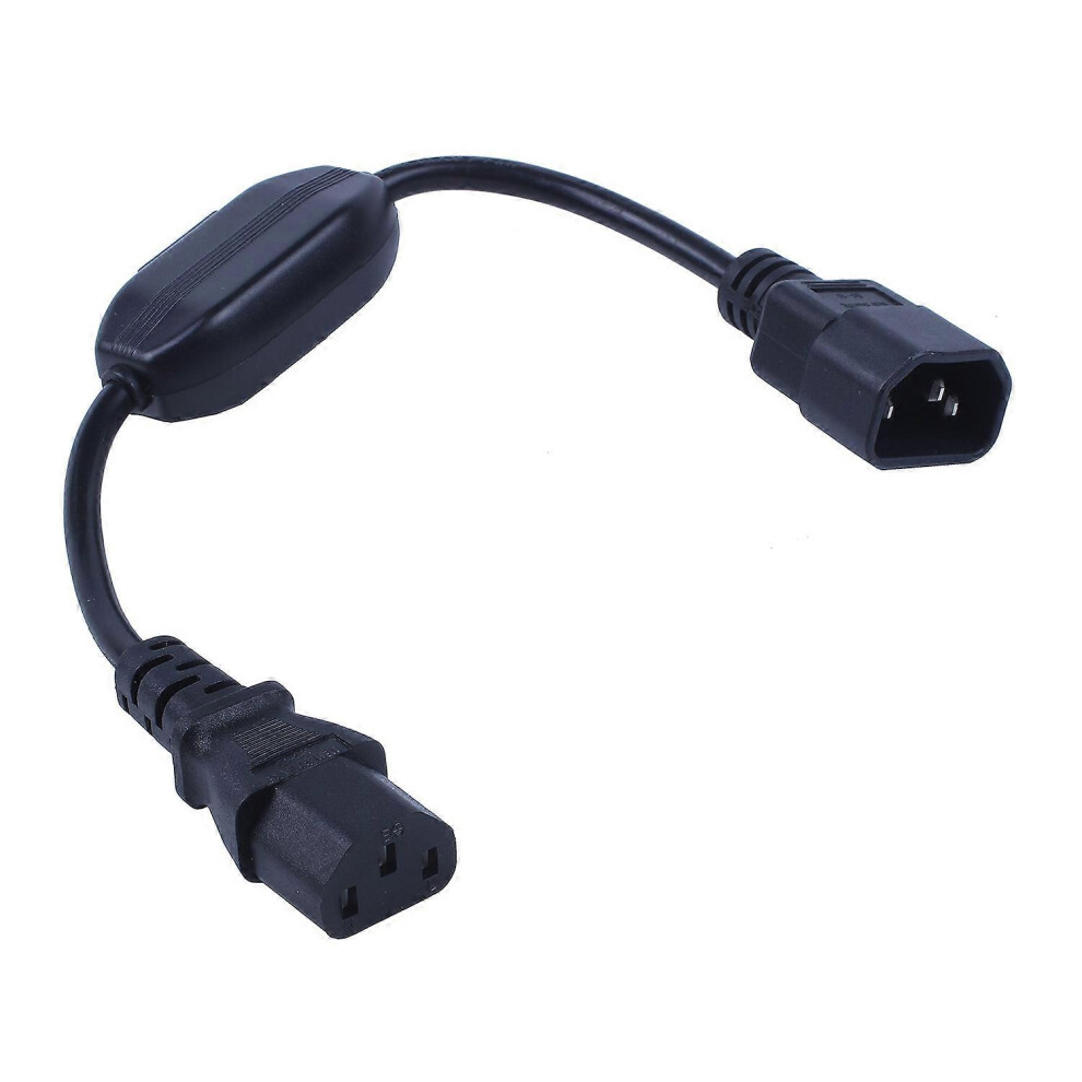 Special Pdu Ups Power Cord Cable, Iec 320 C14 To C13 With On/Off Switch 30Cm Black 6935161847642