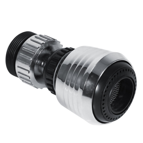 360 Rotatable Faucet Nozzle Filter Water Saver, Silver, 64mm 1