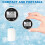 Digital isbadstermometer Vattenbadtermometer med digital display Vattentät kallvattenvattentermometer 2