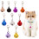 30Pcs Personalizing Pet Collar Charm Bells Collar-Lightpurple 7
