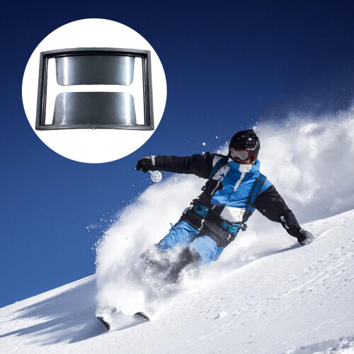 Secure Clip Ski Pass Holder Ensuring Firm Attachments-One Piece 2