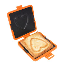 Microwave Grill Tray Crisper 14.5x14.5cm Kitchen Breakfast Snacks
