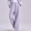 Elastic Maternity Pants with Adjustable Drawstring-Black M 7