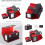 Premium Card Deck Box for Commander Lock Mechanism-black green 2