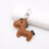 2Pcs Adorable Horse Charm Key Ring PU Leather Multipurpose-3 6