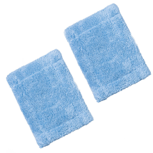 (2 x Washable Cloth Head) Replacement Microfibre Cloth Heads - KCT Telescopic Cleaner