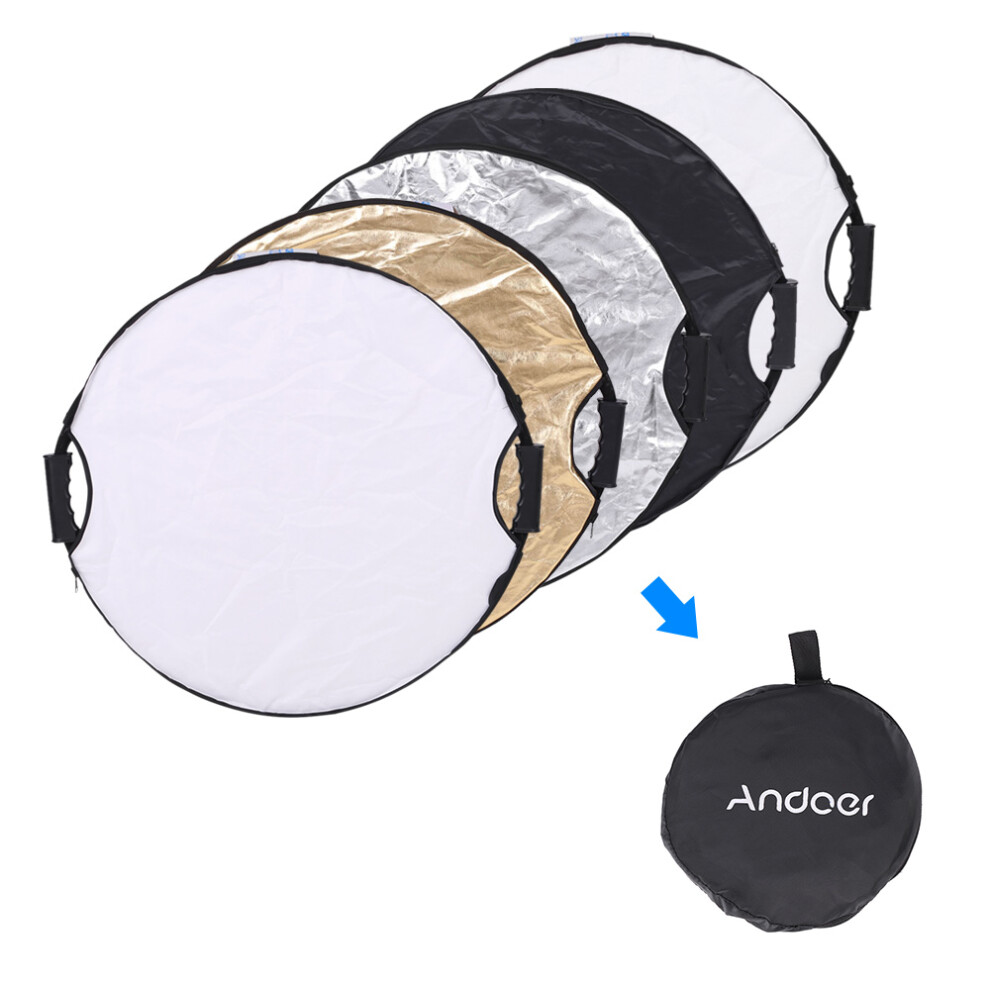 Photography Studio 60Cm 5-In-1 Collapsible Circular Reflector Light 6911393168823