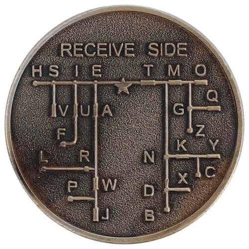 CW Morse Code Commemorative Coins CW Training Coin Morse Code Training Coin for Novice Radio Enthusiasts 1