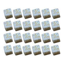 24 Teile Würfelzähler Markermarker Marker Acrylwürfel +/- D6 Kartenspielzubehör Kinderlernspielzeug (Weiß)