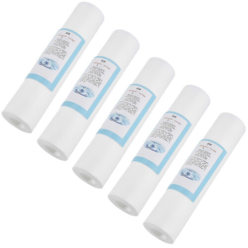 5-Stück-Ersatzfilter für Wassersedimente (5 Mikrometer) 2,5" x 10" Kartuschen 2