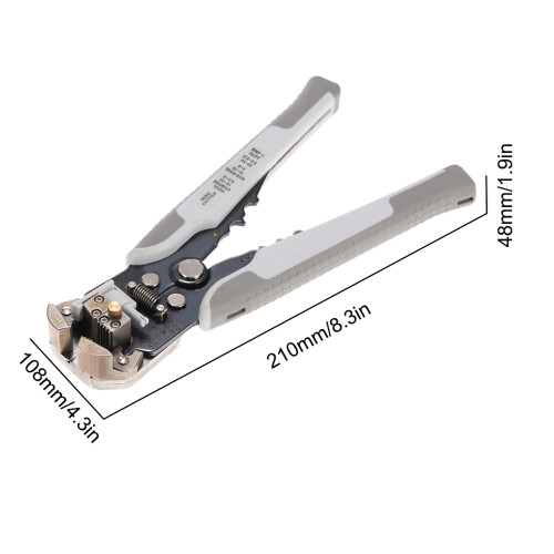 Multifunctional Adjustable Wire Stripper Cutter Crimping Tool 210mm 1