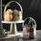 Light Luxury Handheld Basket Convenient Handle Wide Opening Durable Space-saving Transparent Wine Pot Snacks Dry Fruit Plate 4