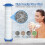 20Pcs Replacement Shower Filter for Hard Water - High Output Shower Water Filter to Remove Chlorine 3