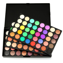 120 Colors Eyeshadow Palette, Long Lasting Glitter & Matte, 30g