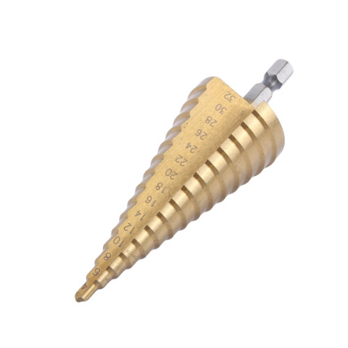 High Quality Titanium HSS Large Step Cone Drill Bit 4-32mm Hole Cutter 2