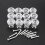 12 Pack Clear Acrylic Crystal Glass Cabinet Knobs 2.5cm Diameter 2